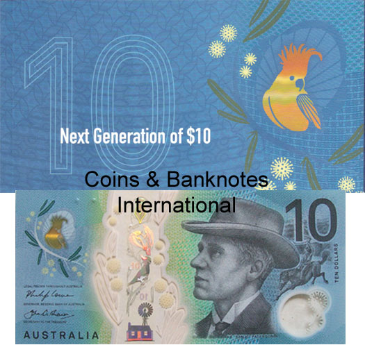 2017 Australia $10 (Next Generation Folder)